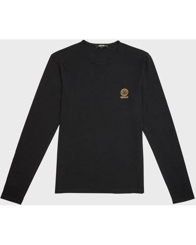 Versace Medusa Jersey T-Shirt - Black