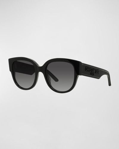 Dior Wil Bu 54mm Cat Eye Sunglasses - Black