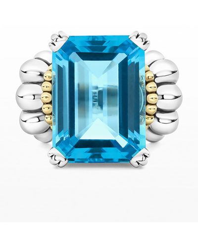 Lagos blue topaz on sale ring