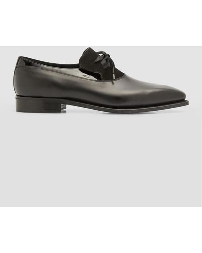 Corthay Malher Leather Loafers - Black