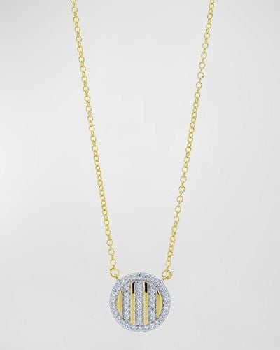 Freida Rothman Illuminating Small Pendant Necklace - White