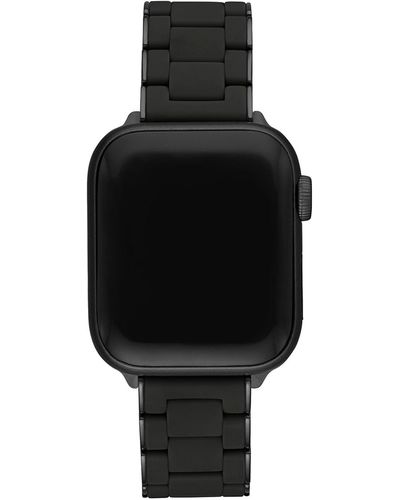 Michele 38/40Mm Silicone-Wrapped Bracelet Band For Apple Watch - Black