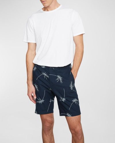 Vince Griffith Willow Leaf Shorts - Blue