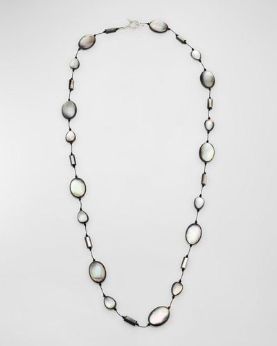 Margo Morrison Tahitian Mother Of Pearl Combination Necklace - White