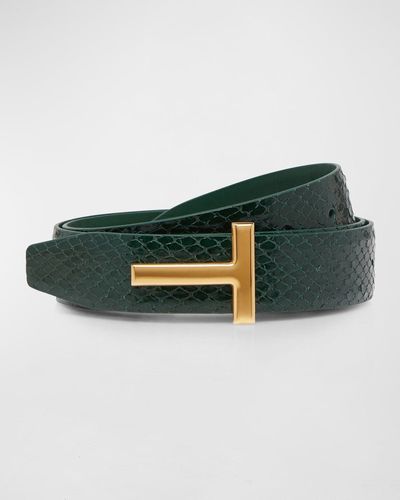 Green Tom Ford Belts for Women | Lyst