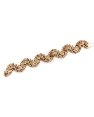 Miseno Ventaglio 18k Rose Gold Brown Diamond Bracelet - Metallic