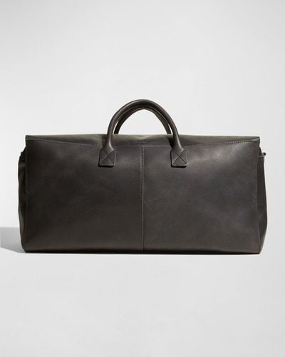 Shinola Leather Utility Duffle Bag - Black