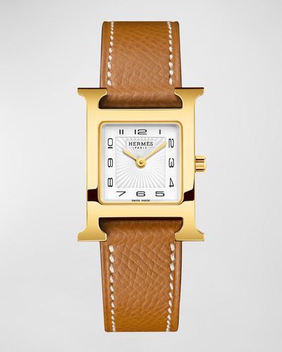 Hermès Heure H Watch, Small Model, 25 Mm - Metallic