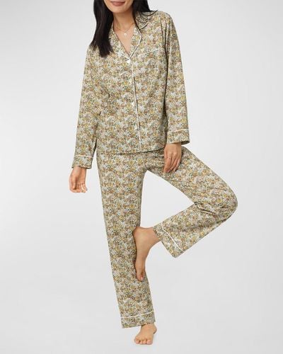 Bedhead Floral-Print Organic Cotton Lawn Pajama Set - White