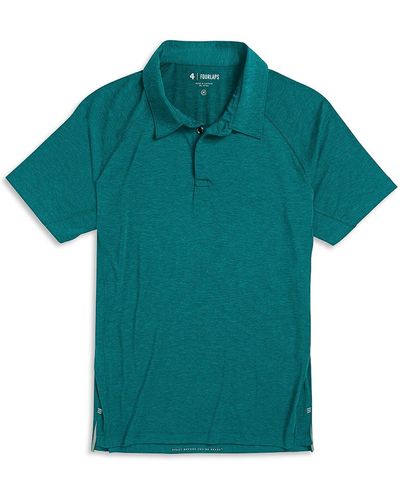 Fourlaps Level Active Polo Shirt - Green