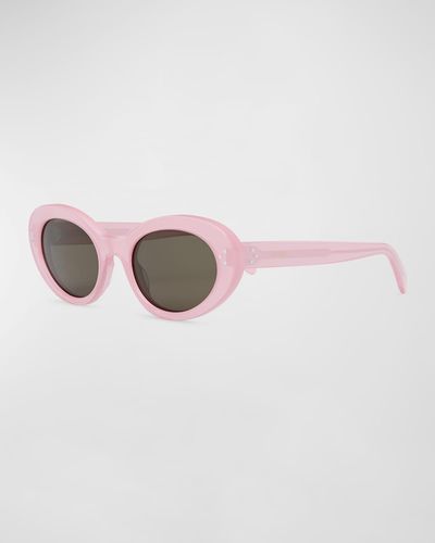 Celine Acetate Cat-eye Sunglasses - Pink