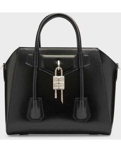 Givenchy Antigona Lock Small Top Handle Bag - Black