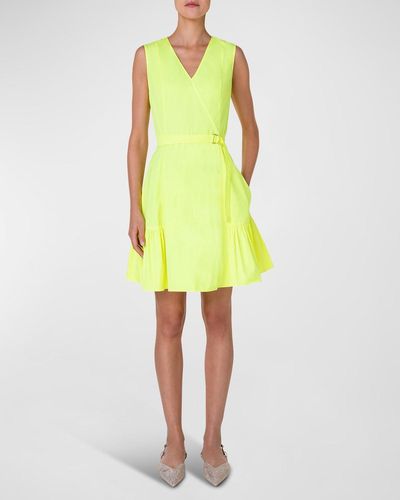 Yellow Akris Punto Dresses for Women | Lyst