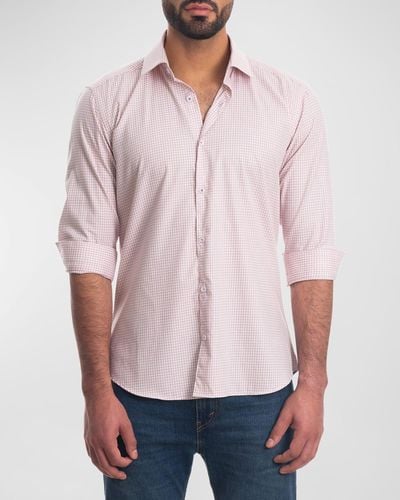 Jared Lang Check Button-down Shirt - Red