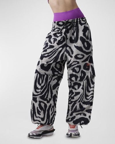 adidas By Stella McCartney Truecasuals Printed Woven Track Pants - White