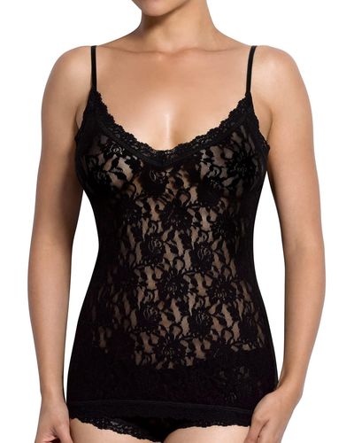Hanky Panky Signature Lace V-Front Camisole - Black