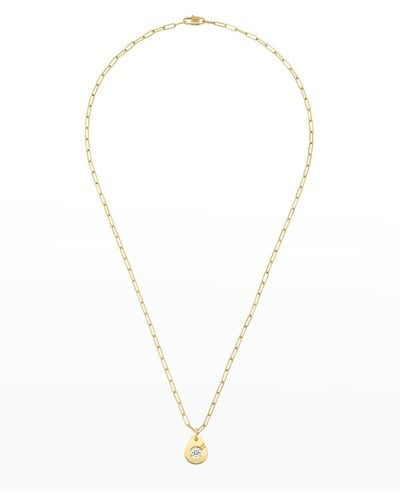 Dinh Van Yellow Gold R10 Menot Diamond Pendant Necklace - Multicolor