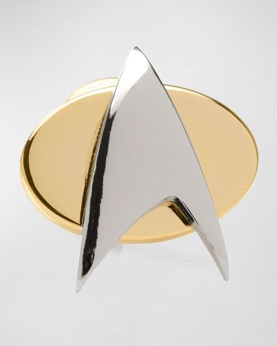 Cufflinks Inc. Star Trek Delta Shield Lapel Pin - Natural