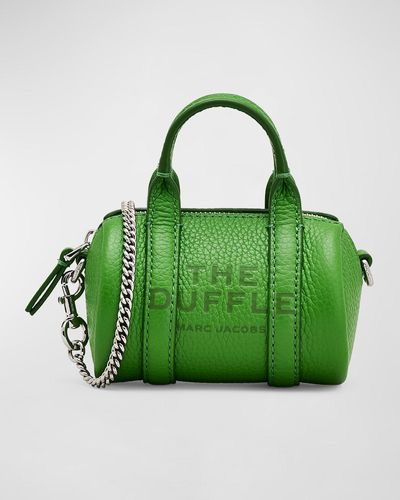 Marc Jacobs The Leather Nano Duffle Crossbody Bag - Green