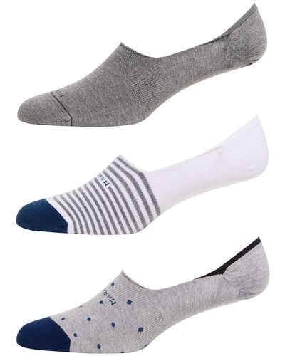 Marcoliani 3-Pack Invisible Socks - Blue
