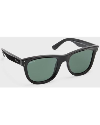 Ray-Ban Wayfarer Reverse Acetate Square Sunglasses - Green