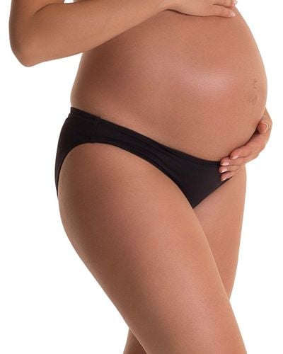 Pez D'or Maternity Olivia Hipster Bikini Briefs - Black