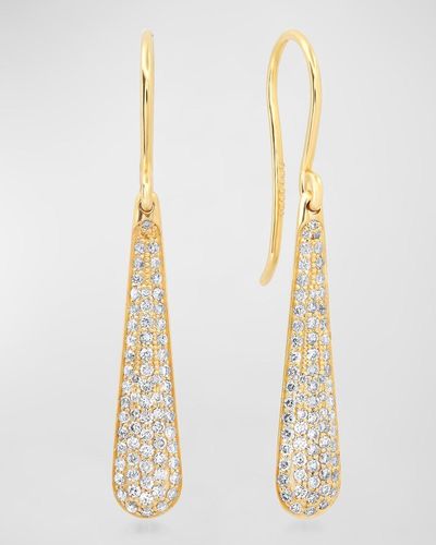 Jennifer Meyer Pave Diamond Dome Earrings - White