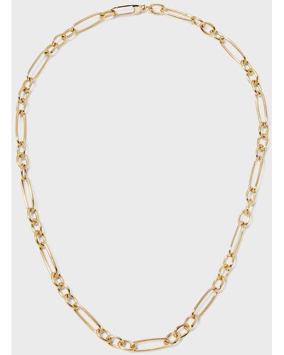 Roberto Coin Alternating Long And Short Oval Link Chain Necklace, 18"L - Natural
