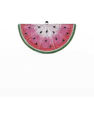 Judith Leiber Slice Watermelon Clutch Bag - Pink