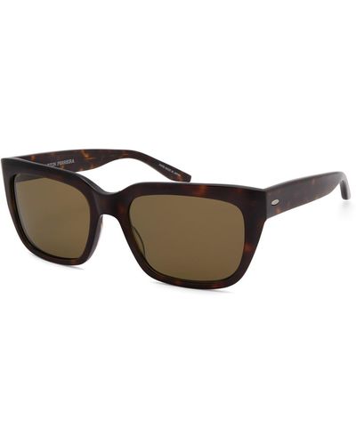 Barton Perreira Vesuvio Dark Walnut Sequoia Polarized Sunglasses - Brown
