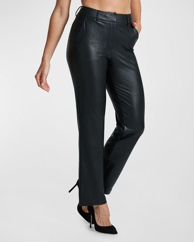Commando Faux-Leather Full-Length Pants - Black