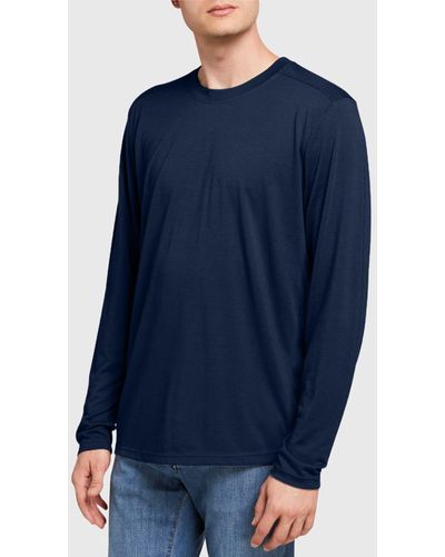 Fisher + Baker Everyday Long-Sleeve T-Shirt - Blue