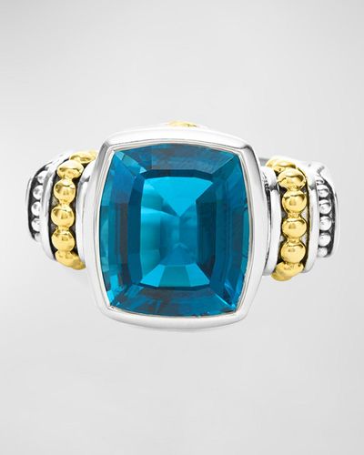 Lagos Caviar Color Ring - Blue