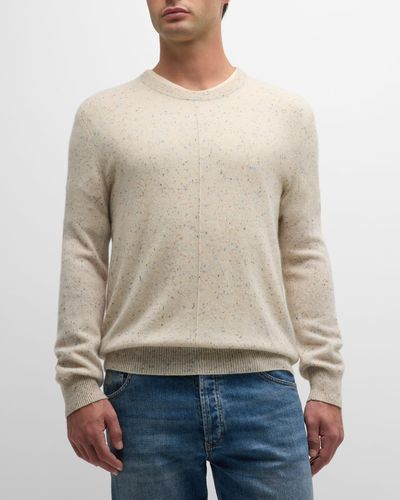 ATM Donegal Cashmere Sweater - Natural