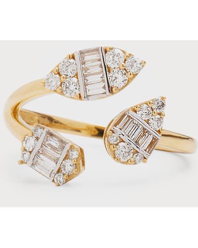Kastel Jewelry Callie 3 Shape Diamond Ring, Size 7 - White