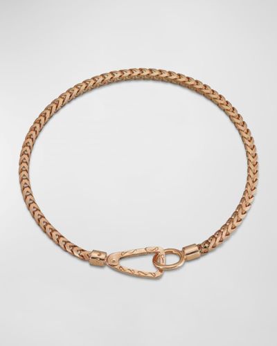 Marco Dal Maso Ulysses Franco Chain Bracelet With Push Clasp - Natural