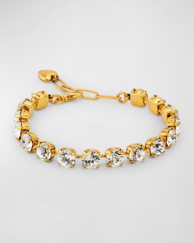 Elizabeth Cole 24k Yellow Gold-plated Kaisa Crystal Bracelet - Metallic