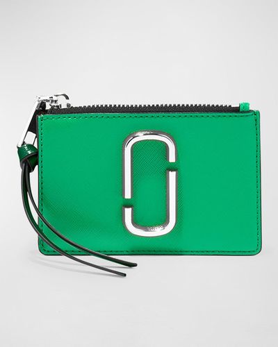 Marc Jacobs The Snapshot Top Zip Multi Wallet - Green