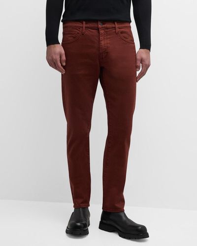Joe's Jeans The Asher Slim-Fit Denim Jeans - Red