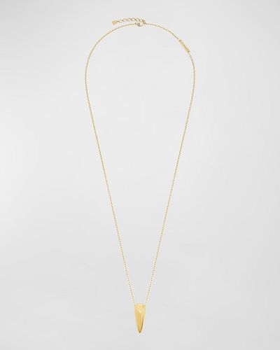 Givenchy G Tears Pendant Necklace - White