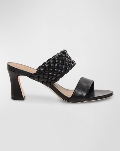 Bernardo Nyomi Woven Dual-Band Sandals - Black