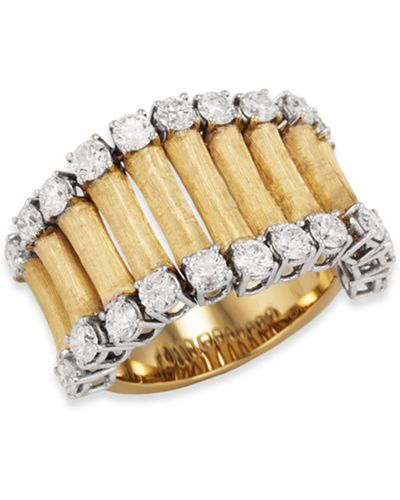Staurino 18k Yellow Gold Diamond Tiptop Ring - Metallic