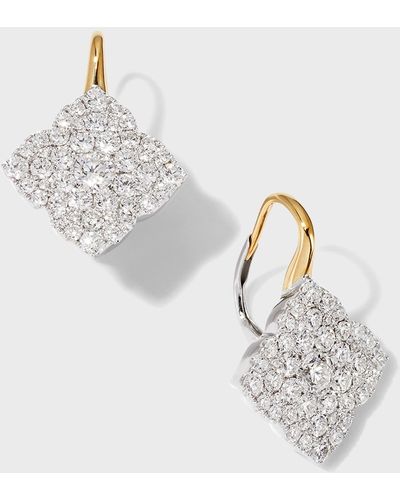 Frederic Sage Fleur D'amour Diamond Earrings - Metallic