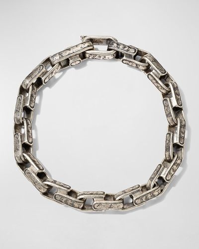John Varvatos Artisan Distressed Chain Link Bracelet - Metallic