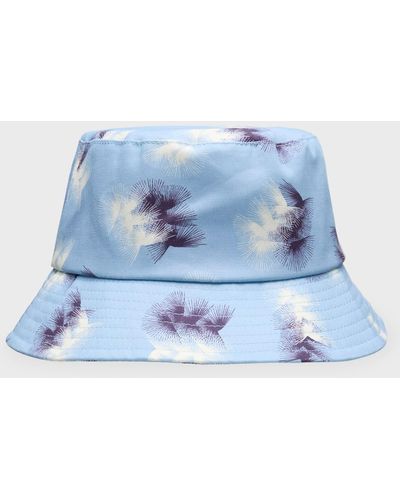 Paul Smith Sunflare-printed Bucket Hat - Blue