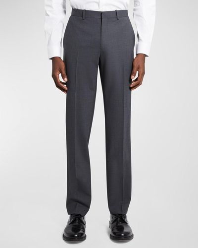 Theory Mayer New Tailored Wool Pant - Blue
