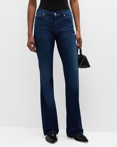 7 For All Mankind Dojo Flare Jeans - Blue