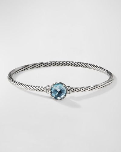 David Yurman 8Mm Chatelaine Bracelet With Gemstone - Metallic
