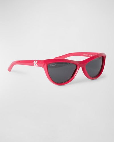 Off-White c/o Virgil Abloh Atlanta Acetate Cat-eye Sunglasses - Pink