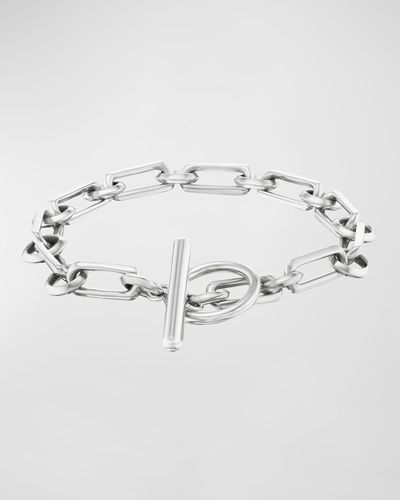 Sheryl Lowe Soho Chain Toggle Bracelet - Metallic